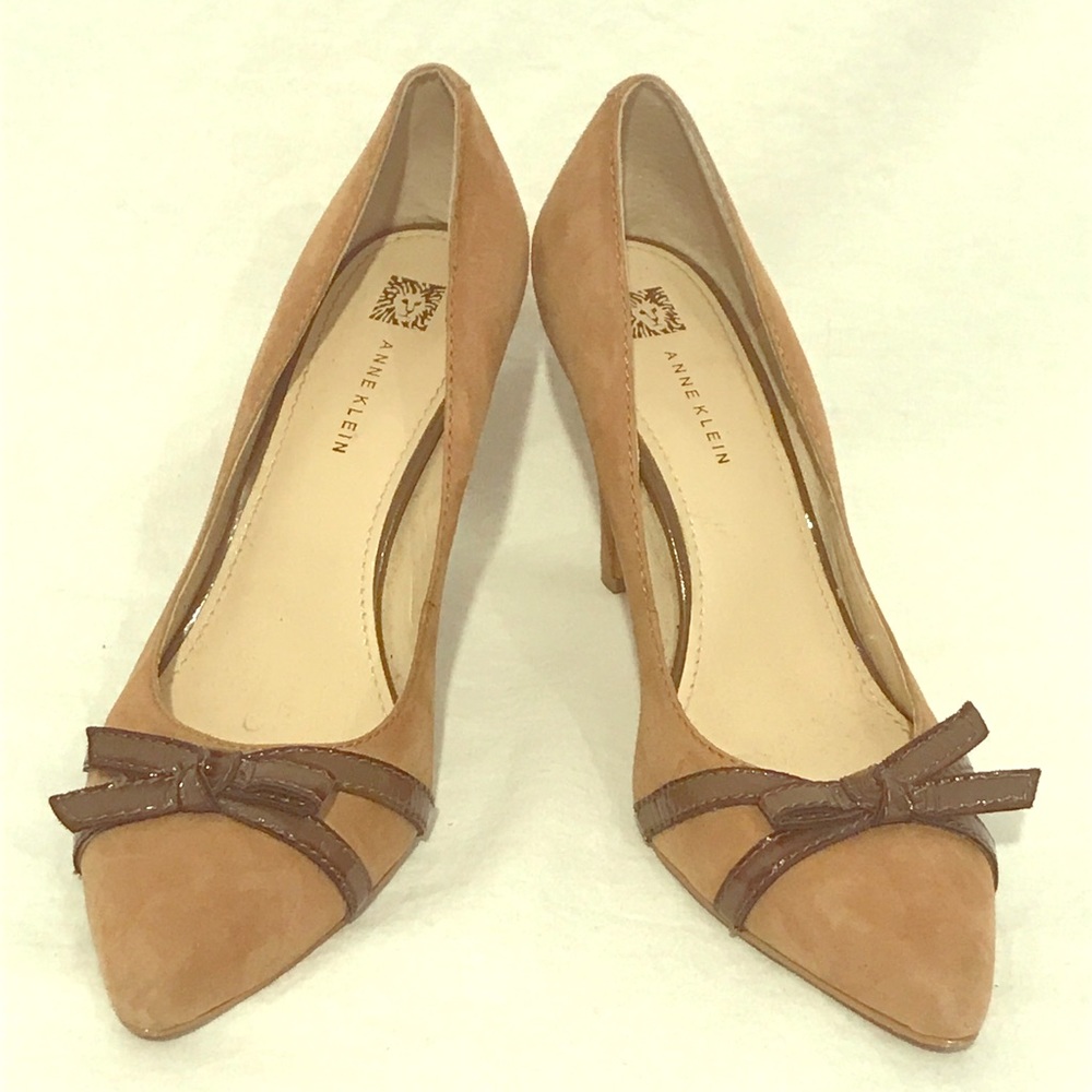 Anne Klein Brown Suede Pumps Size 10 M